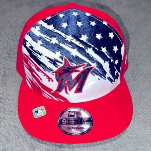 Miami Marlins, new era, snapback, americana edition #Rare